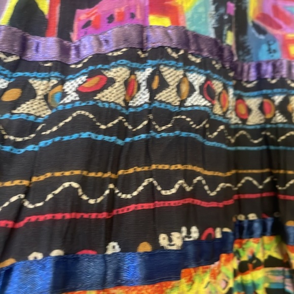 Travelsmith maxi skirt. Boho, hippie, gypsy. Fortune teller costume. Art show - Picture 2 of 4